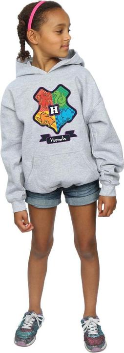 Actual product image Girls Hogwarts Junior Crest Hoodie (140, 146)