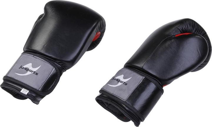 Actual product image Ju-Sports Boxing gloves black / red (12 OZ, 12)