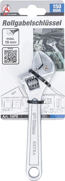 Actual product image BGS Adjustable Wrench 150 mm 19 mm (19 mm)
