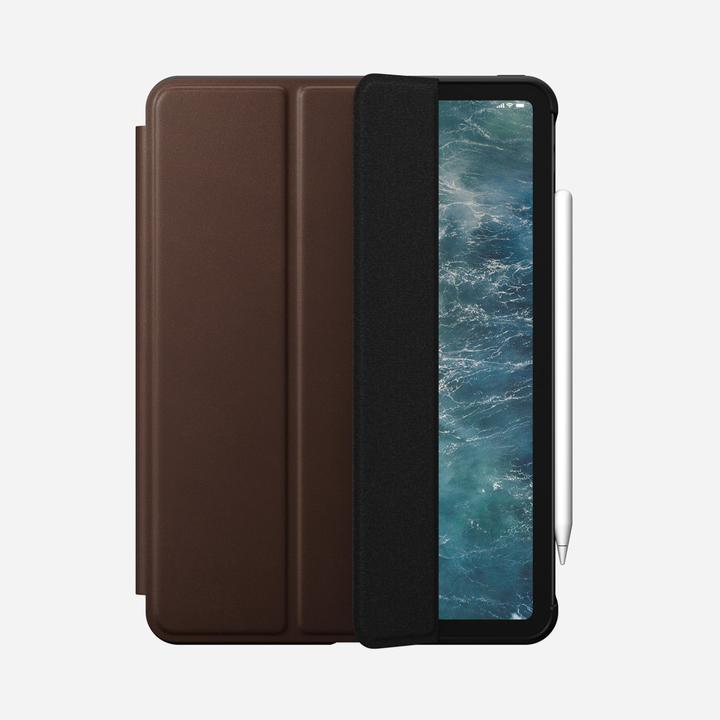 Produktbild Nomad Tablet Book Cover Rugged Folio iPad Pro 11 Braun (iPad Pro 11 2020 (2. Gen))