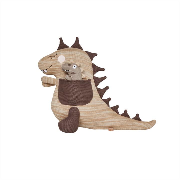 Actual product image Oyoy Cuddly toy Dina & Bobo 44 cm, Brown (30 cm)
