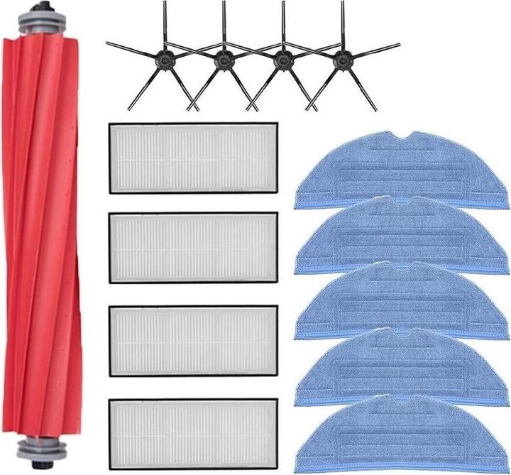 Flickbee Spare parts set for Roborock S7, S7+, S7 Max - BLACK