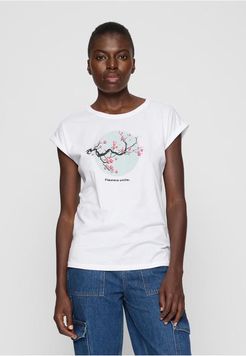 Produktbild Mister Tee Ladies Flowers Unite Tee - 19053 (L)