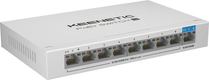 Keenetic POE+ Switch 9 KN-4710-01-EU PoE+ Switch 8 Port + 1 Uplink (9 Ports)