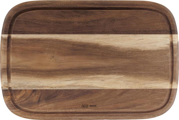 Produktbild Tefal Jamie Oliver by mittelgrosses Akazienholz-Schneidebrett 37,4 cm X 25,1cm X 2,2 cm