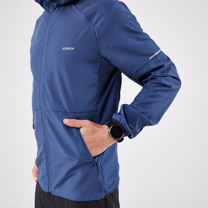 Image du produit Kiprun Veste de course à pied Trailrunning homme coupe-vent - Run 100 bleu (XXL)