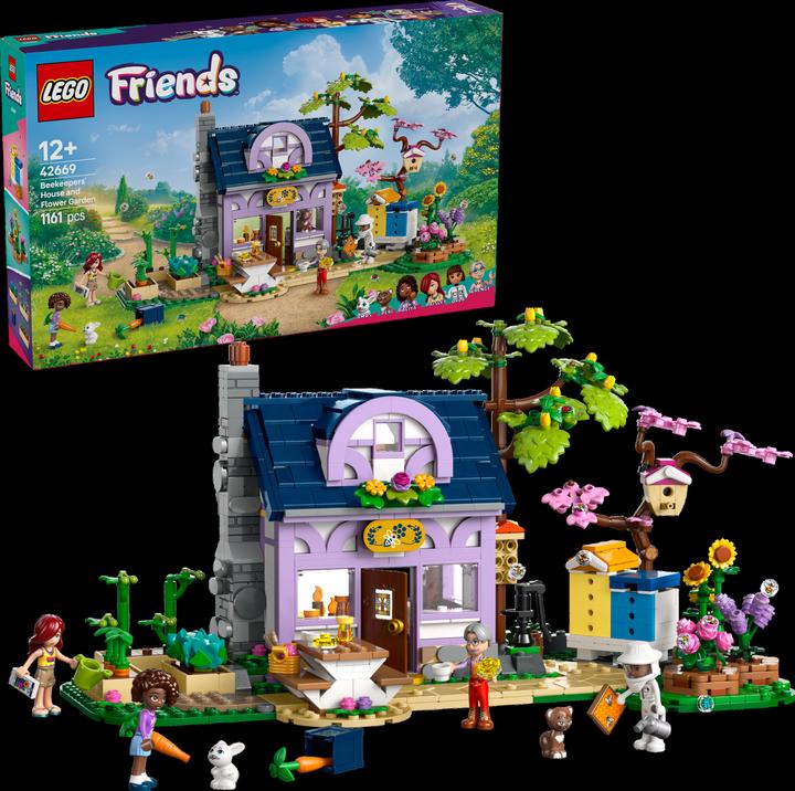 Produktbild LEGO Haus und Blumengarten der Imker (42669, LEGO Friends)
