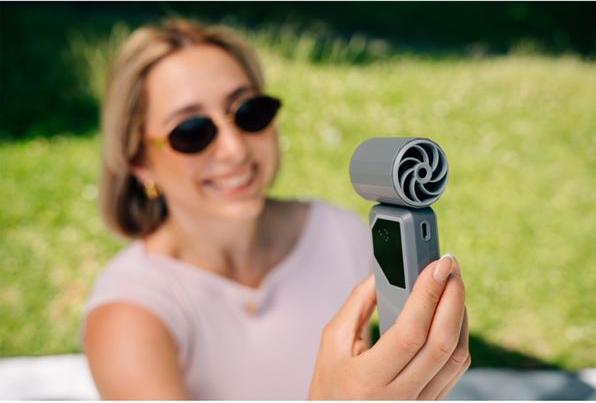 Immagine prodotto Verbatim Handventilator Cool'n'Go AirJet grau/lila