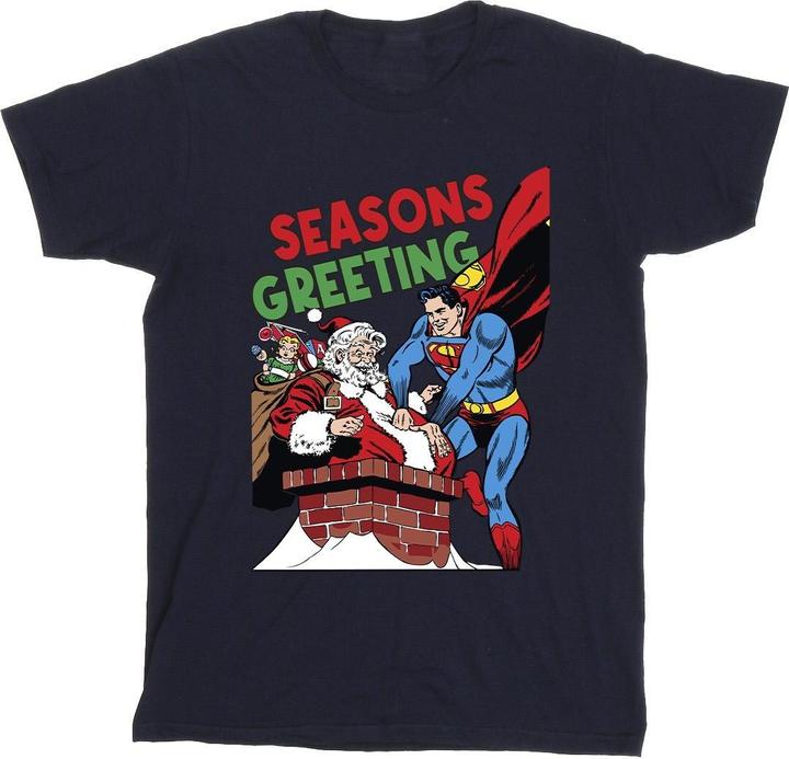 Image du produit - T-shirt SUPERMAN SANTA COMIC - Homme (S)