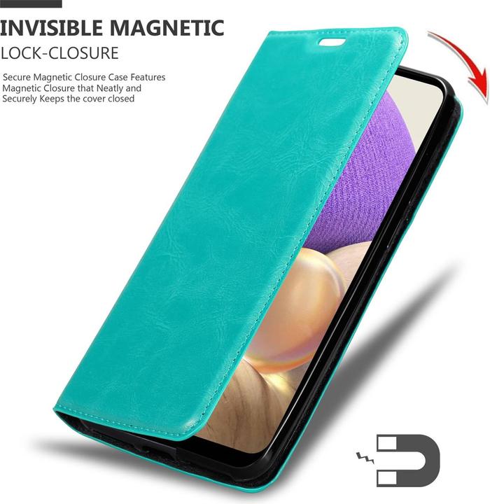 Produktbild Cadorabo Book Invisible Magnet Cover (Samsung Galaxy A32 5G)
