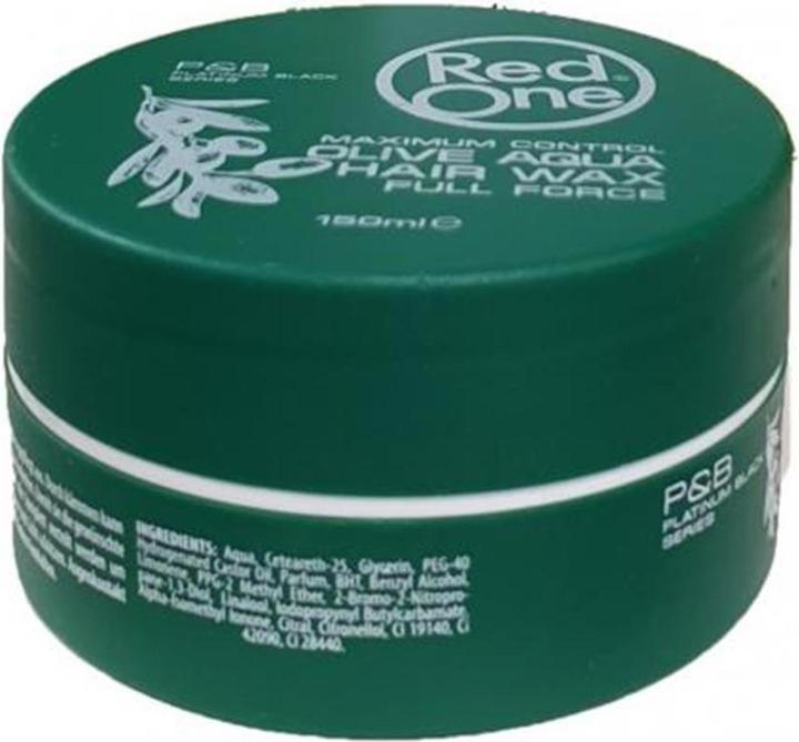 Image du produit RedOne Red One Wax - Cire pour cheveux - Aqua Hair Wax Olive 150 Ml (Gel coiffant, 150 ml)