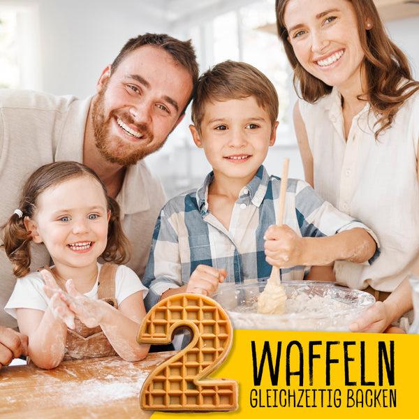 Produktbild Gourmetmaxx Waffeleisen Schwarz/Silber
