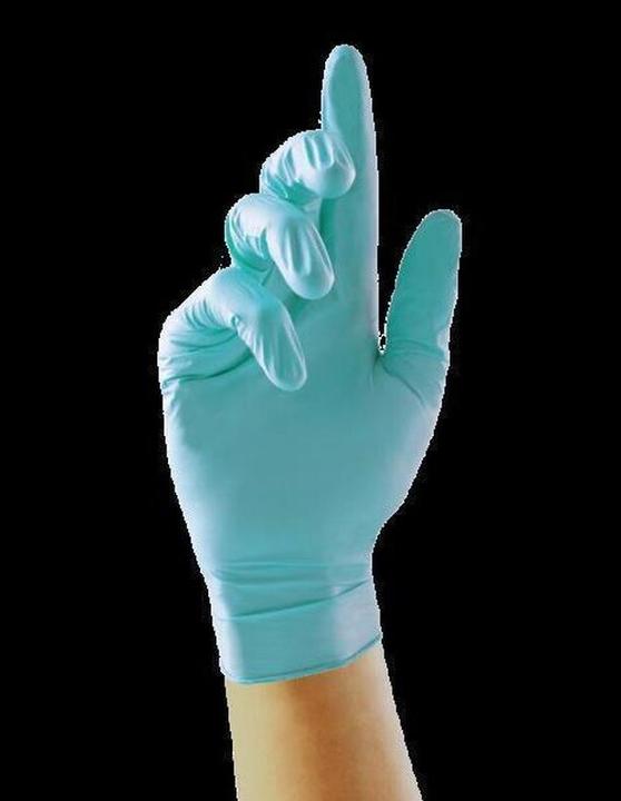 Actual product image Cosmetic Nitrile gloves Turquoise Pearl M (7, 8, M)