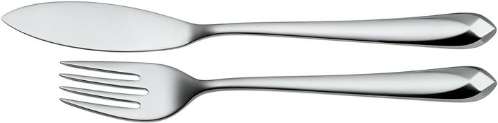 Fischbesteck Fischmesser Fischgabel Fischset Jette 12tlg Edelstahl poliert (12 Stück, Besteck Set)