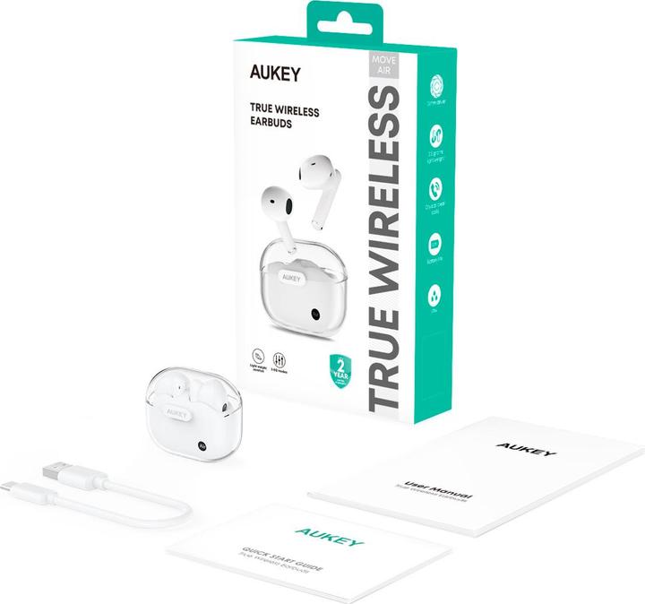 Produktbild Aukey Portable True Wireless Earbuds (20 h, Kabellos)