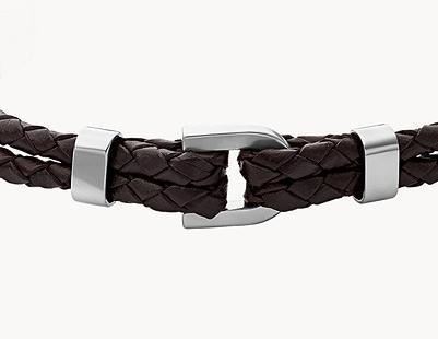 Produktbild Fossil Vintage Casual (19.50 cm, Edelstahl, Leder)