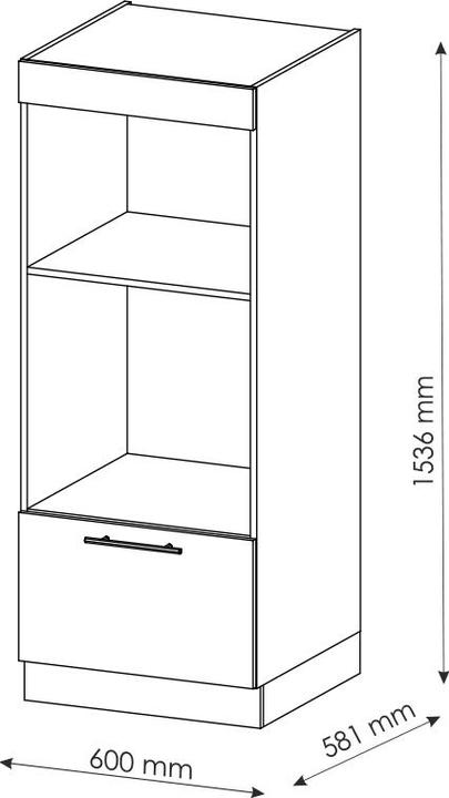 Produktbild Vicco Mikrowellenschrank Fame-Line
