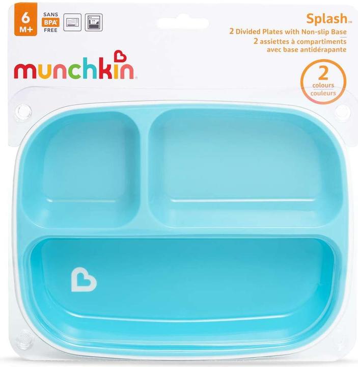 Actual product image Komelon MUNCHKIN divider plates 2pk 6m+ Splash 01244802
