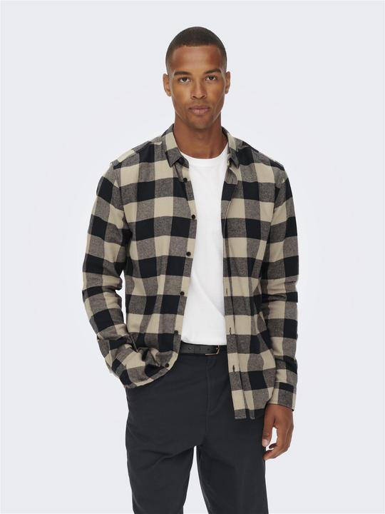 Image du produit Only & Sons Chemise à carreaux à manches longues (XXL)