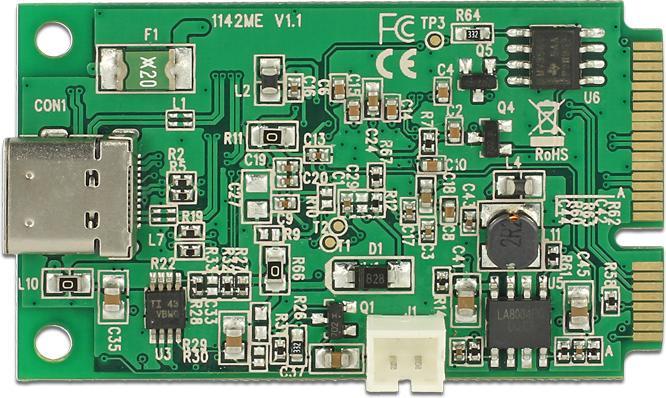 Produktbild Delock Mini PCIe I/O PCIe full size 1 x USB Type-C™ 3.1 Gen 2 Buchse