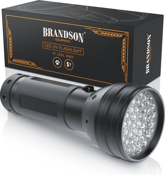 Produktbild Brandson Schwarzlicht Taschenlampe (14.50 cm, 100 lm)