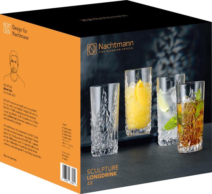 Produktbild Nachtmann Longdrinkgläser Sculpture (4.20 dl, 4 x, Longdrinkgläser)