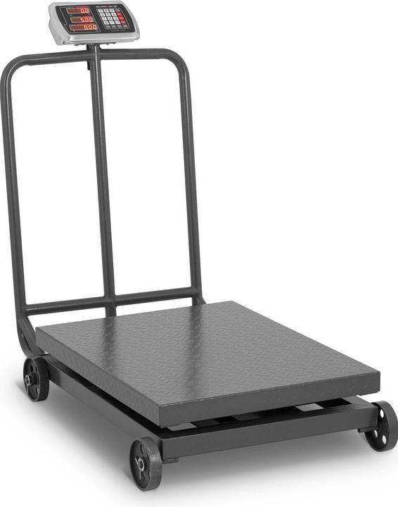 Produktbild Steinberg Plattformwaage Industriewaage Digitalwaage rollbare Paketwaage 2 - 1000 kg Waage