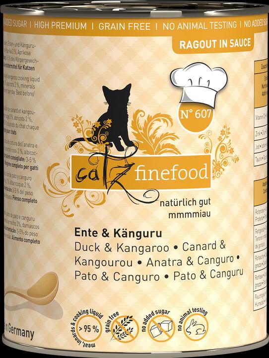 Actual product image Catz Finefood Cat wet food (Adult, 380 g)