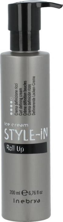 Produktbild Inebrya Style-In Roll Up Curl Defying Cream - Corrugated And Curly Hair Cream (200 ml, Flüssiges Shampoo)