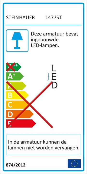Energy Label Steinhauer Zenith (2200 lm)