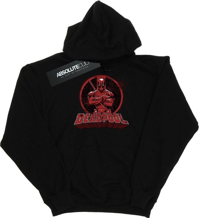 Produktbild Deadpool Crossed Arms Logo Kapuzenpullover (M)
