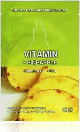 Holika Holika Ampoule Mask Sheet From Nature Vitamin C + Pineapple