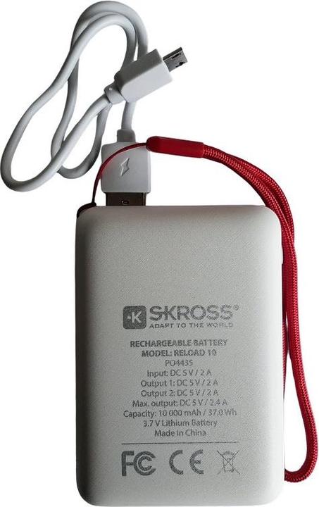 Immagine prodotto Skross Reload 10 (10000 mAh, 10 W, 37.37 Wh)