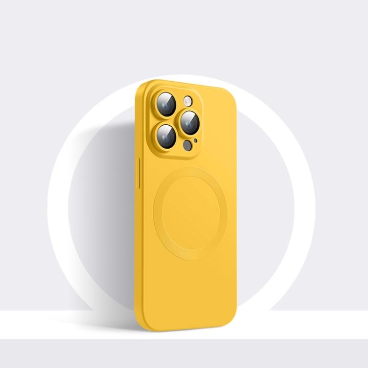 Produktbild Ueli Express MagSafe Silikon Cover mit Kameraschutz Glas (Apple iPhone 14 Pro Max)