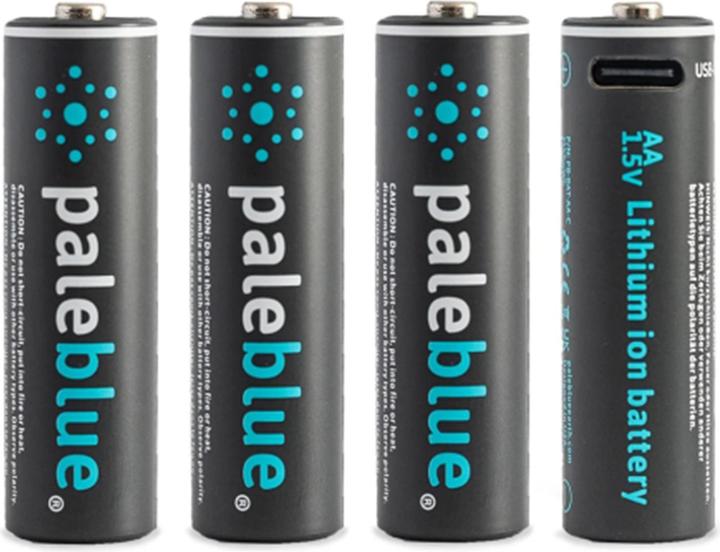 Pale Blue AA USB-C (4 pz., AA, 1700 mAh)