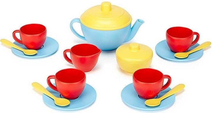 Actual product image Green Toys Tea Set blue