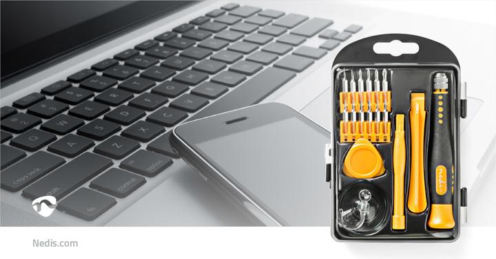 Image du produit Nedis Phone/tablet repair set | 17-in-1 | PC / Smartphone / Tablette (17 pièces)