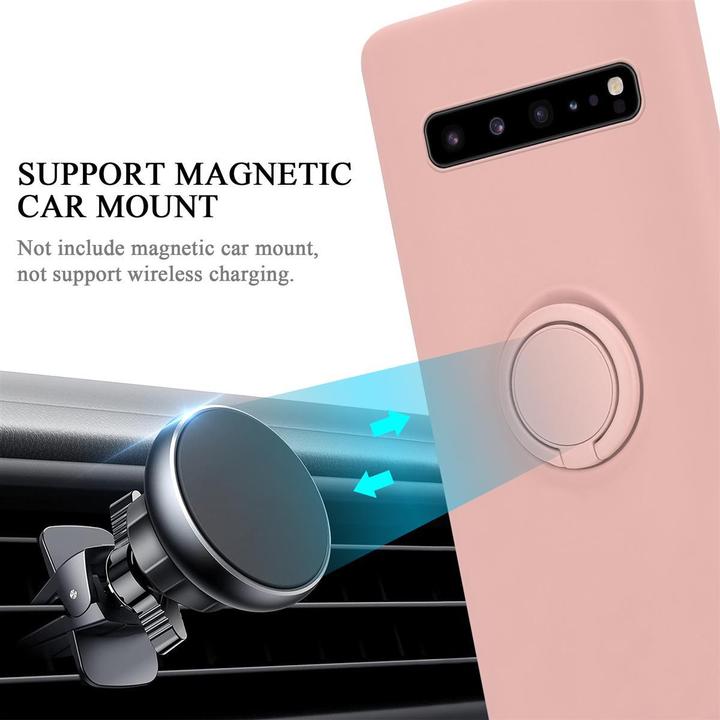 Actual product image Cadorabo TPU Liquid Ring Silicone Case Cover (Samsung Galaxy S10 5G)