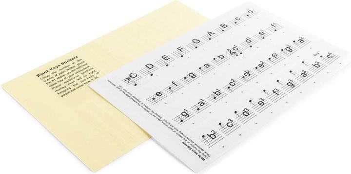 Max Noten Sticker KB-KEY (Instrument Beleuchtung)