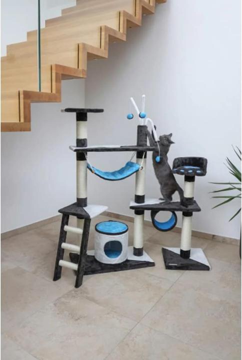Image du produit Kerbl CREATIV, anthracite/bleu/blanc, hauteur150cm (150 cm, Anthracite, Bleu, Blanc)