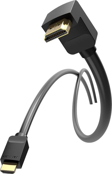 Productafbeelding Vention HDMI 2.0 rechte hoek 270 graden zwart - 2m (2 m, HDMI)