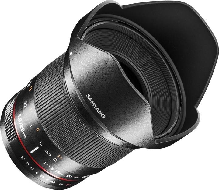 Image du produit Samyang 20mm f/1.8 ED AS UMC Canon EF (Canon EF, Plein format)