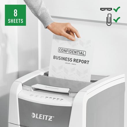 Image du produit Leitz Destructeur de documents IQ Autofeed Small Office 100 coupe en particules 34 l (Coupe de particules)