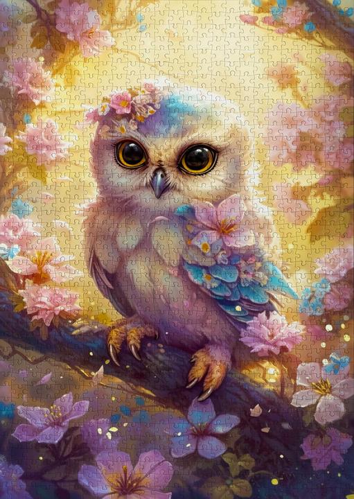 Actual product image Enjoy Puzzle Puzzle 1000 pieces - Gentle Owl (1000 pieces)