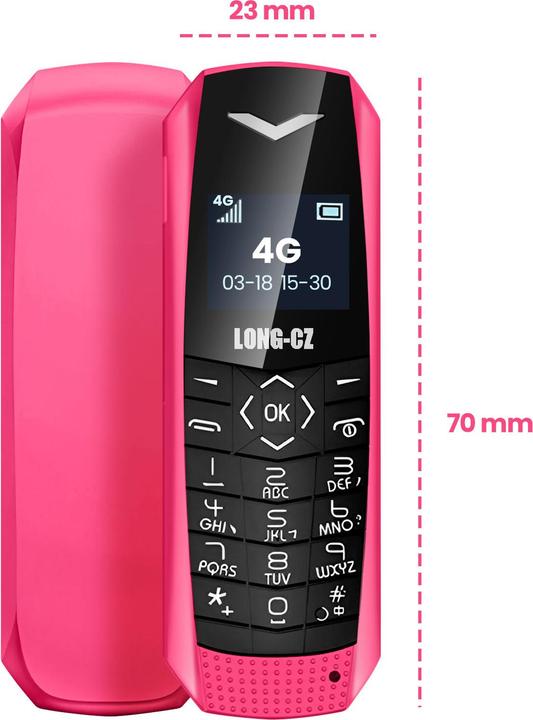Immagine prodotto Avizar Mini 4G-LTE-Handy ultrakompakt 5 Std. Akkulaufzeit (4G)