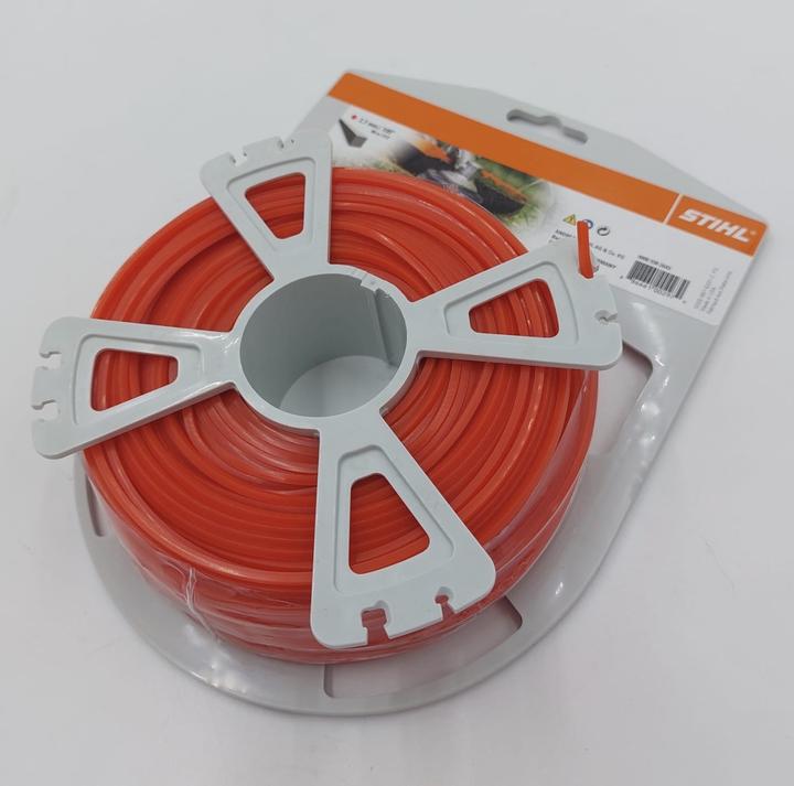 Produktbild Stihl 9302643 Mähfaden quadratisch 2.7mm, 65m, orange (Rasentrimmer, Trimmerfaden + Fadenspule)