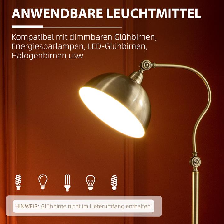 Produktbild Homcom Stehlampe mit E27 Fassung (E27)