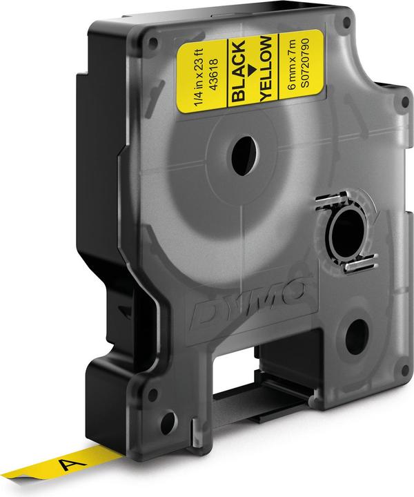 Actual product image Dymo S0720790 Standard tape (0.60 cm, Yellow)