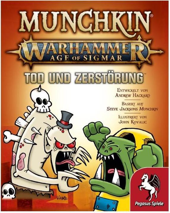 Image du produit Pegasus 17021G - Munchkin Warhammer : Age of Sigmar - Extension Mort et Destruction (Édition FR) (Allemand)