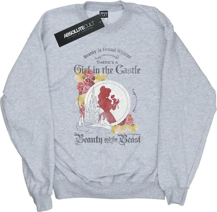 Disney Beauty And The Beast Girl in The Castle Sweatshirt Mädchen